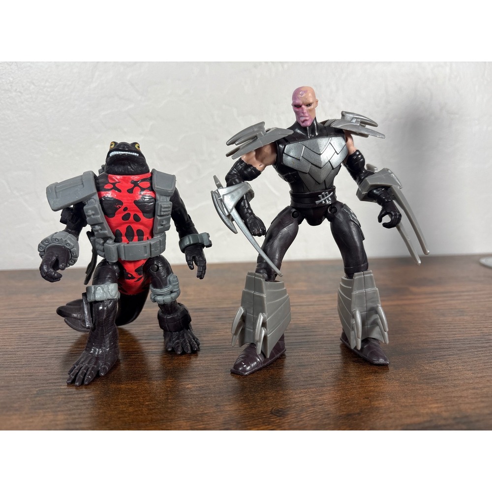 TMNT Shredder and Newtralizer Action Figure Lot 2012 Nickelodeon Playmates Toys